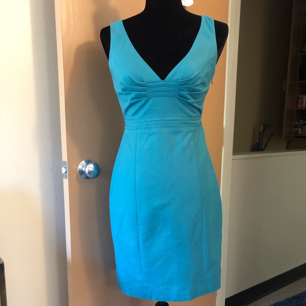 Elie Tahari teal dress